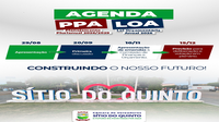 Acompanhe a Agenda do PPA e da PLOA.
