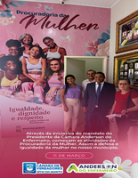 O Presidente “ANDERSON DO ENFERMEIRO” institui a Implantação da Procuradoria da Mulher.